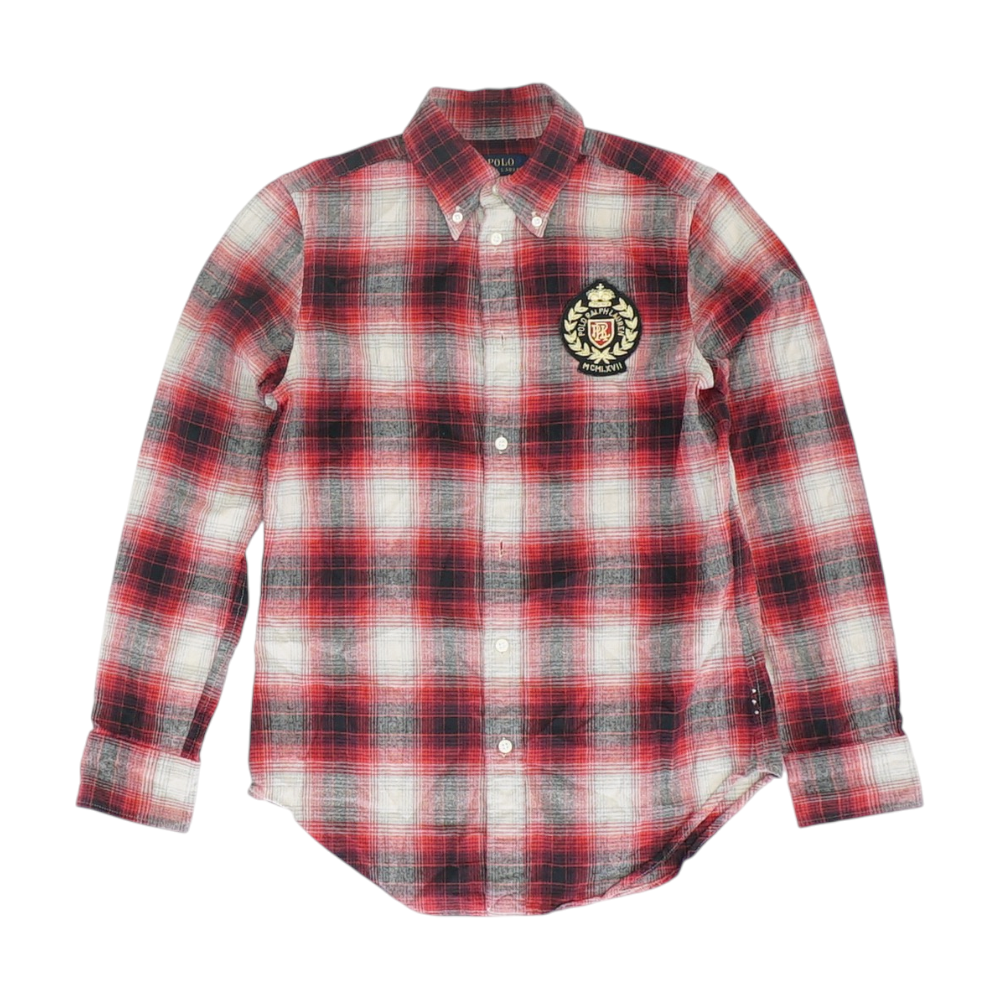 Red Plaid Flannel Button Down