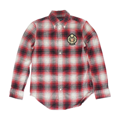 Red Plaid Flannel Button Down