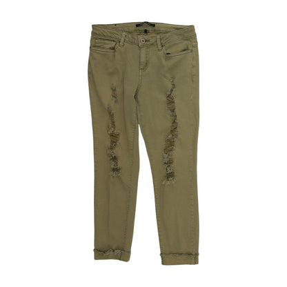 Olive Solid Jeans