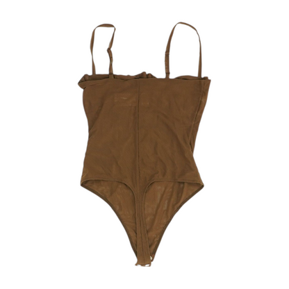Brown Bodysuit Blouse