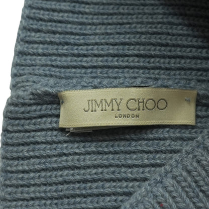 Ribbed-Knit Wool Beanie in Grey
