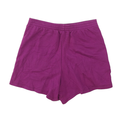 Magenta Solid Active Shorts