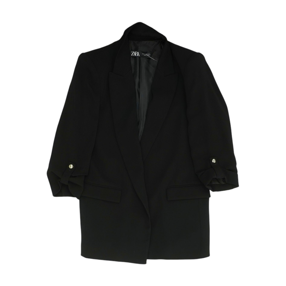 Black Solid Blazer