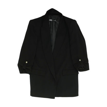 Black Solid Blazer