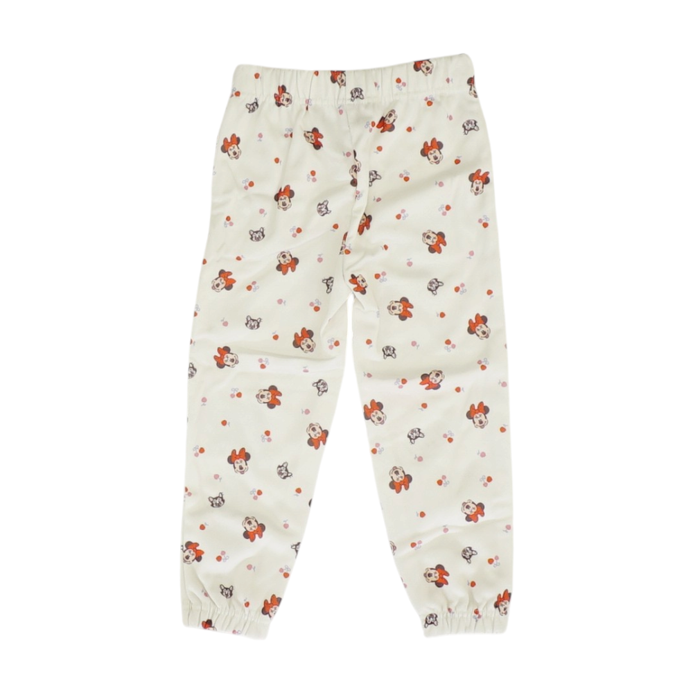 Ivory Graphic Active Pants