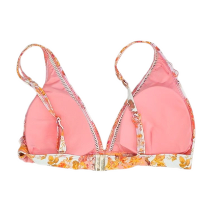 Pink Floral Swim Top