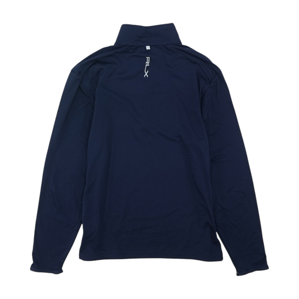 Navy Solid 1/4 Zip Pullover