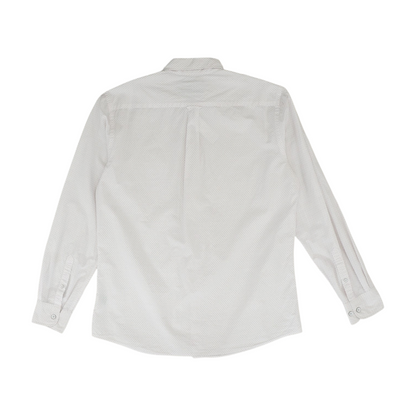 Pink Geometric Long Sleeve Button Down