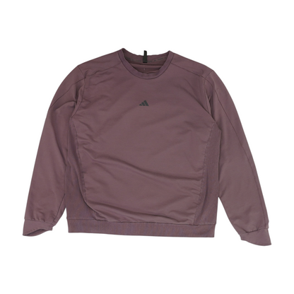 Purple Solid Sweatshirt Pullover