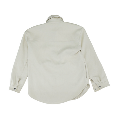 Beige Solid Jacket