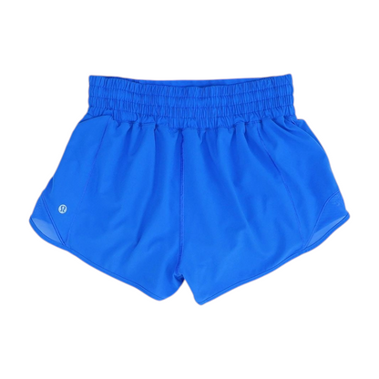 Blue Solid Active Shorts