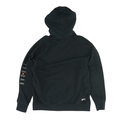 Black Solid Hoodie Pullover
