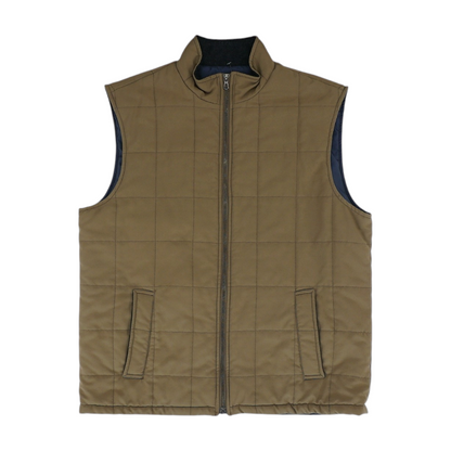 Brown Solid Active Vest