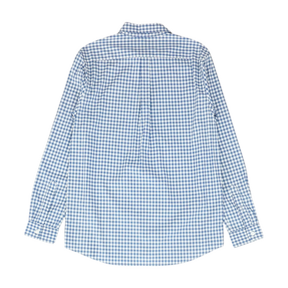 Blue Check Long Sleeve Button Down