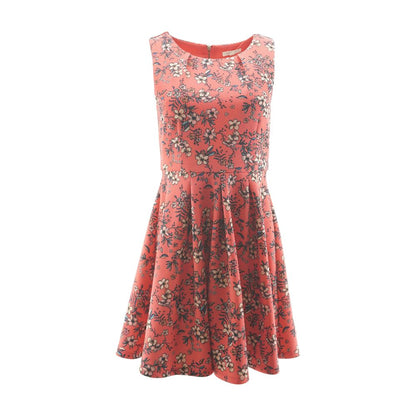 Pink Floral Mini Dress