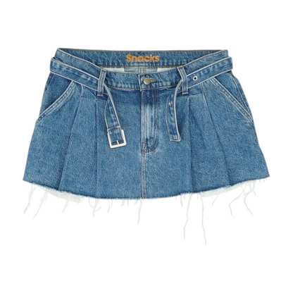 Blue Mini Skirt