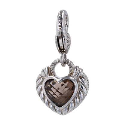 Sterling Silver Smoky Topaz Charm
