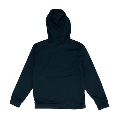 Black Solid Hoodie Pullover