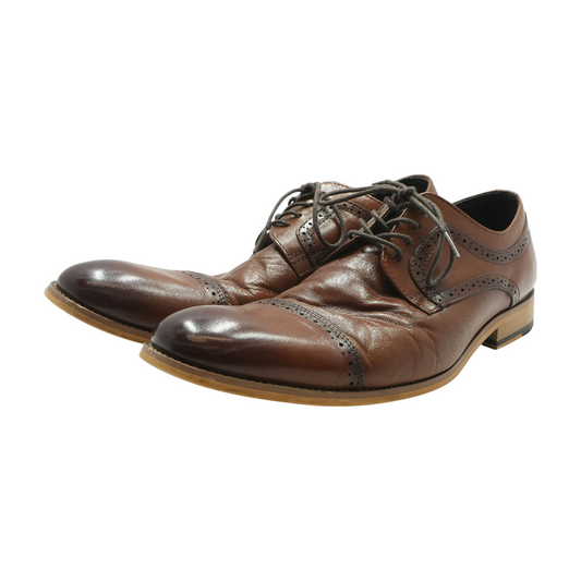 Brown Lace-Up Dress Shoes