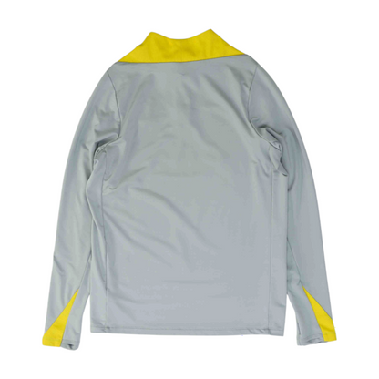 Gray Color Block 1/4 Zip Pullover