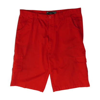 Red 5-Pocket Shorts