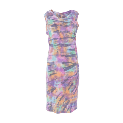 Multi Tie-Dye Midi Dress