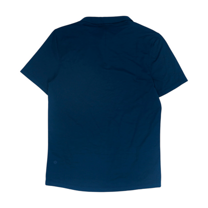 Navy Solid Short Sleeve Polo