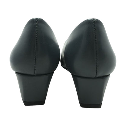 Navy Block Heels