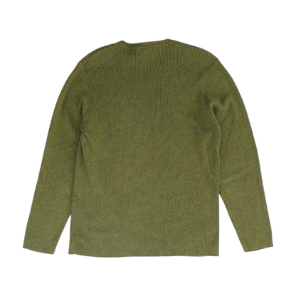 Green Solid Pullover Sweater