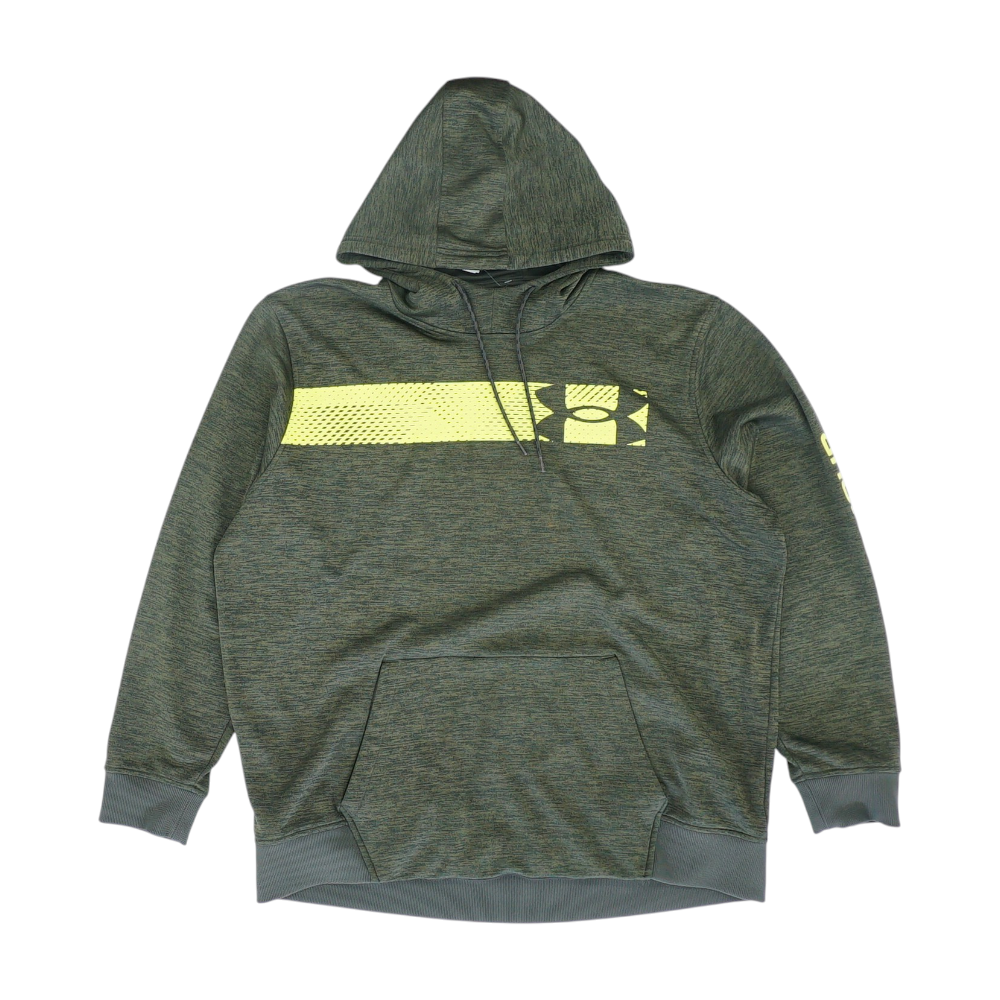 Green Solid Hoodie Pullover