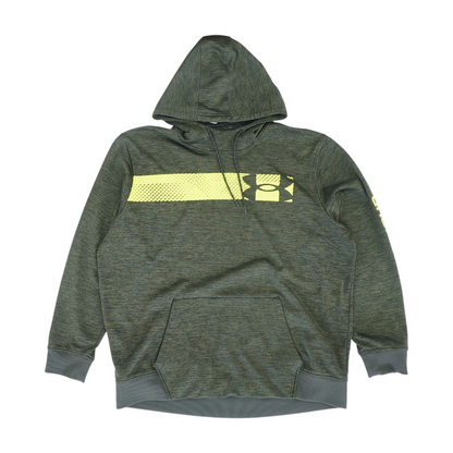 Green Solid Hoodie Pullover