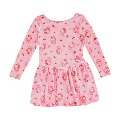 Pink Print Dress