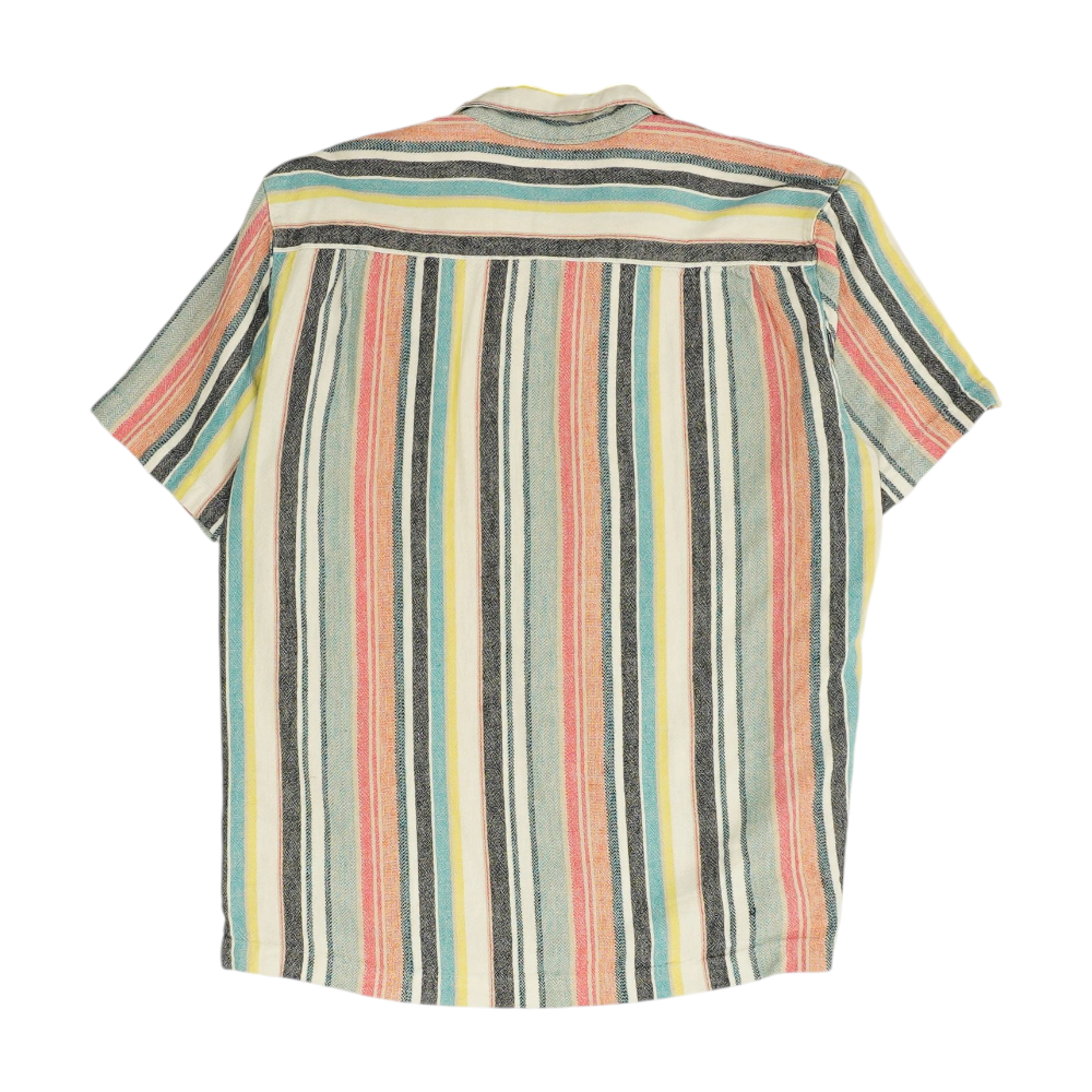 Multi Striped Short Sleeve Button Down