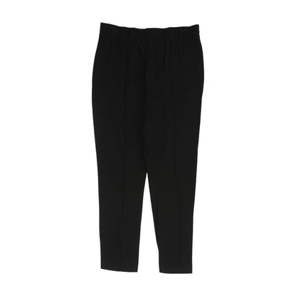 Black Solid Pants