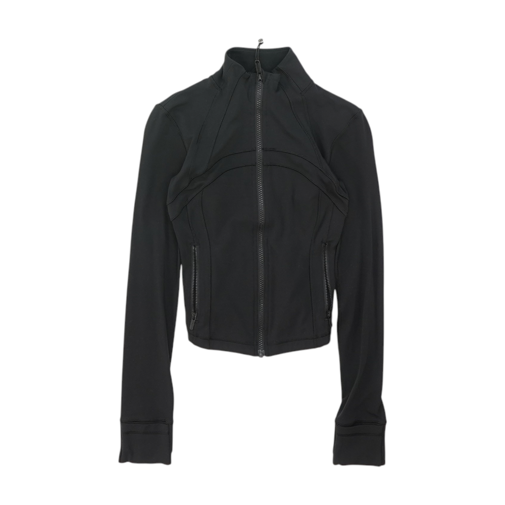 Black Solid Active Jacket