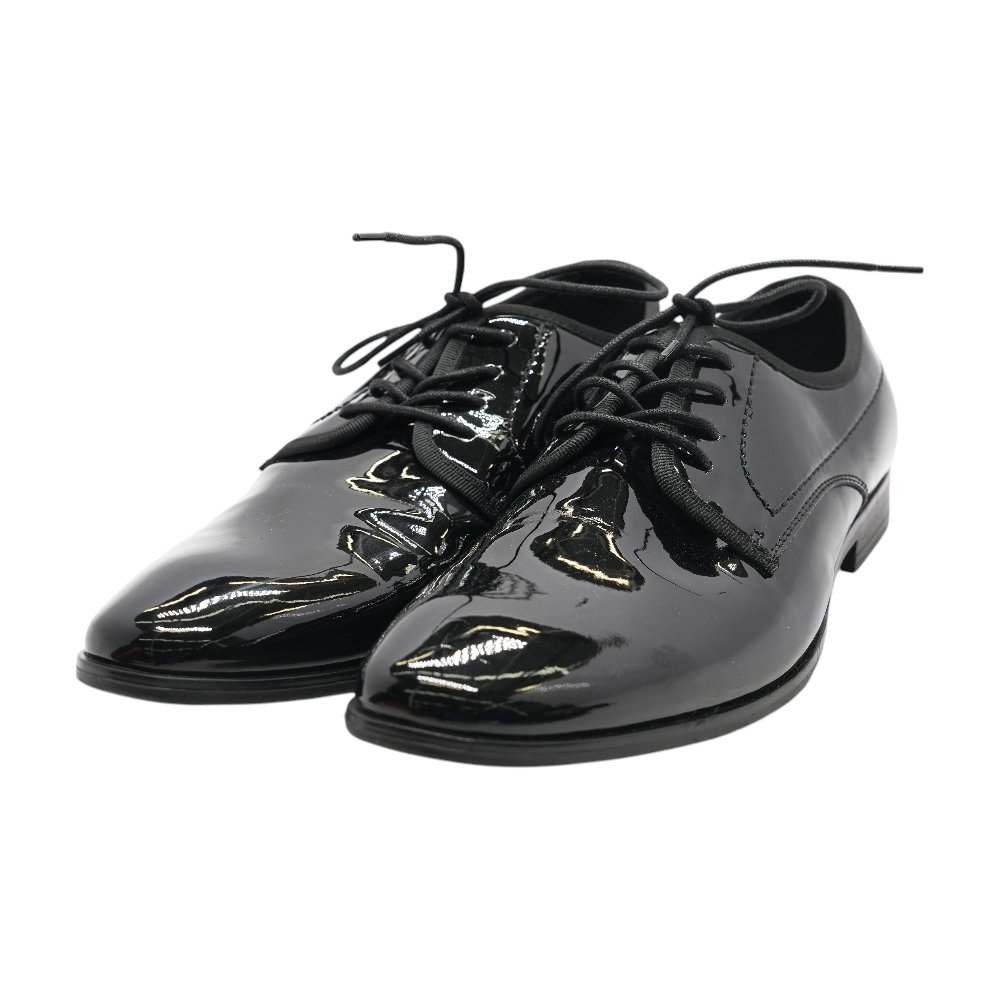 Black Lace-Up Dress Shoes