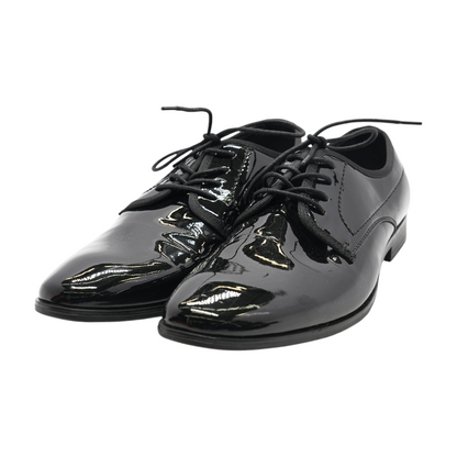 Black Lace-Up Dress Shoes