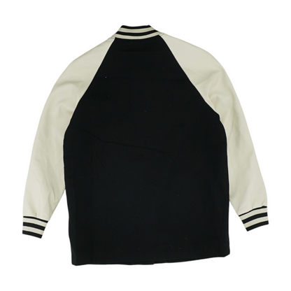 Black Color Block Jacket