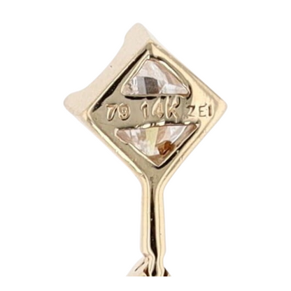 3/4 ctw 14K Yellow Gold Diamond Pendant Necklace