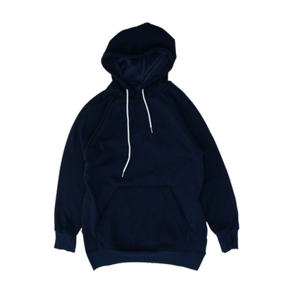 Navy Solid Hoodie Pullover