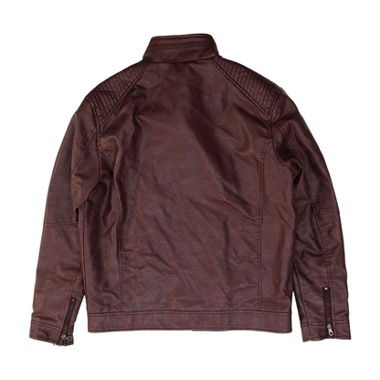 Burgundy Solid Jacket