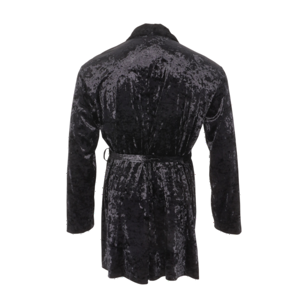 Black Solid Robe
