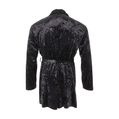 Black Solid Robe