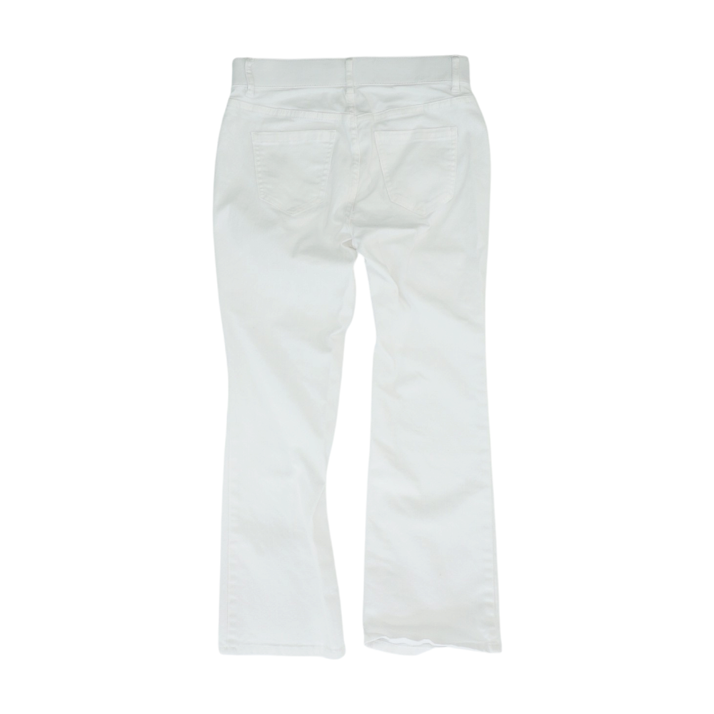 White Petite Bootcut Jeans