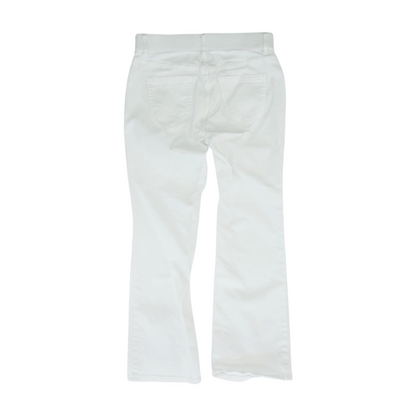 White Petite Bootcut Jeans