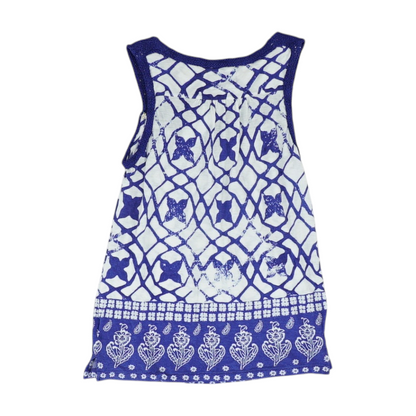 Blue Print Blouse