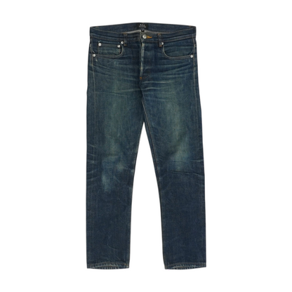 Navy Straight Jeans