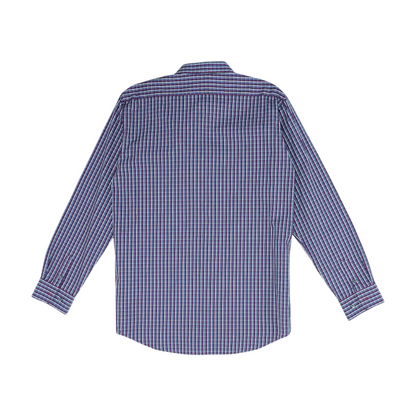 Multi Plaid Long Sleeve Button Down