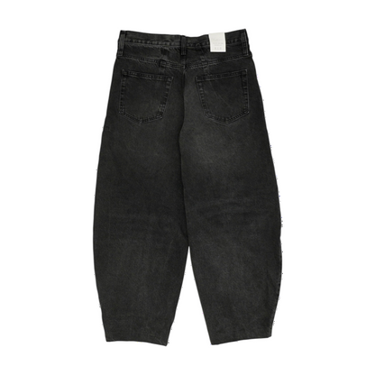 Black Tapered Jeans