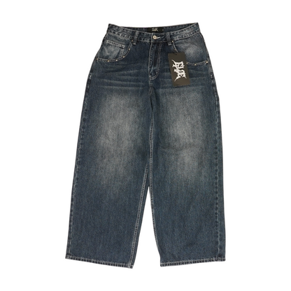 Blue Wide Leg Jeans